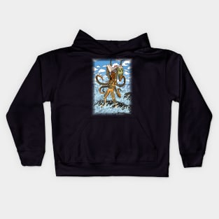 MAN OF OCTOPUS (No Text) Kids Hoodie